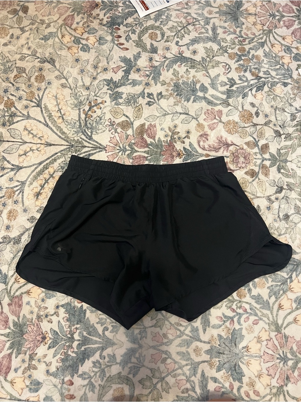 Under Armour Black Women's Running Shorts with Elastic Waist